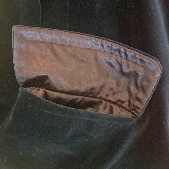 🇫🇷YSL BLUE VELVET VINTAGE COAT - Picture 5 of 12